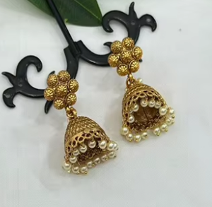 Elegante Juego de Collar y Aretes de Latón Chapado en Oro de la Mejor Calidad, con Aspecto Tradicional, para Mujer, para Bodas y Fiestas - Product Image 2