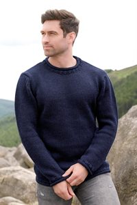 Pull en laine polyvalent pour hommes et femmes, tricoté sur mesure, à manches longues, pour tenues décontractées et collections d'hiver en gros - Product Image 3