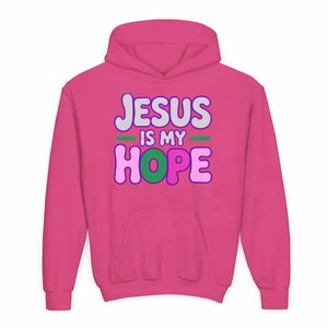Sudadera con Capucha de la Iglesia Campamento de Esperanza de Jesús, para Hombres, Mujeres y Jóvenes, Sudadera Cristiana de Algodón Francés con Logotipo de Chenille - Product Image 3