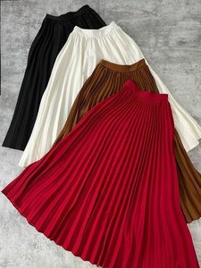 Women’s Vintage A-Line Maxi <b>Skirt</b> <b>Summer</b> Ball Gown Style Spandex Polyester Chiffon Blend - Product Image 1
