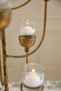 Candelabro de Hierro Alam Personalizado de 5 Brazos, Atractivos Centros de Mesa Decorativos para Bodas - Product Image 5