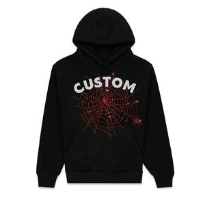 Sweat à capuche Spider de haute qualité pour homme, personnalisable avec logo brodé et couleur au choix, en tissu épais. - Product Image 4