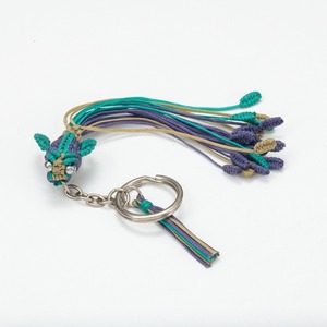 Handmade Fish Shape Macrame Keychain Decorative Object For Stylish Bag Charm Styling And Car Mirror Hanging Decoration - Product Image 6