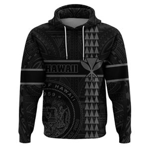 Ventes en gros de sweats à capuche personnalisés sublimés, motifs polynésiens, vêtements d'hiver hawaïens, impression intégrale personnalisée, sweat à capuche samoan - Product Image 1