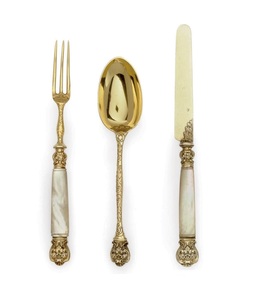 ชุดช้อนส้อมสแตนเลสสตีลทันสมัยขายดี 3 ชิ้น (ส้อม มีด ช้อน) - Product Image 1