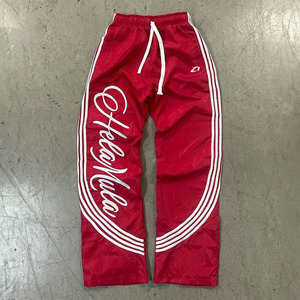 Pantalones Deportivos Script para Hombre, Cintura Elástica, Corte Holgado, Ligeros, Resistentes al Viento, Diseño con Rayas Curvas, Ropa Urbana, Pedido al por Mayor - Product Image 2