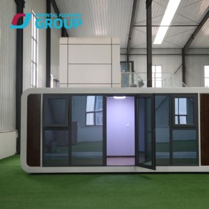 Maison capsule préfabriquée à prix abordable, mobile, luxueuse, moderne, modulaire, type Apple Cabin - Product Image 2