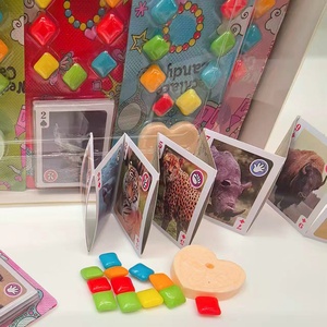 <span class=keywords><strong>Caramelle</strong></span> <span class=keywords><strong>a</strong></span> Forma di <span class=keywords><strong>Cuore</strong></span> Personalizzate per Bambini, Gusto Frutta, con Carte da Gioco, <span class=keywords><strong>Caramelle</strong></span> Giocattolo Colorate - Product Image 4