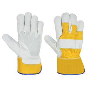 Gants de travail personnalisés en cuir de chèvre 707, également disponibles pour l'hiver. - Product Image 1
