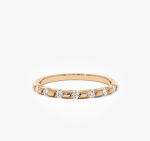 14KT Gold Round Brilliant Cut Lab Grown <b>Diamond</b> <b>Ring</b> IGI Certified Bridal Anniversary Jewelry - Product Image 3
