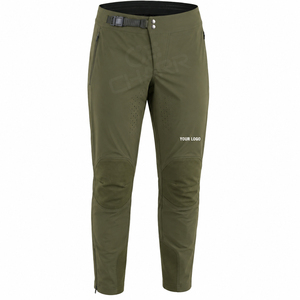 Pantalon de VTT unisexe respirant à séchage rapide imprimé, extensible, avec poche zippée, personnalisable, 100 % polyester, toutes saisons - Product Image 1