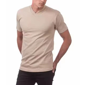 Camisetas Casuales para Hombre, Camisetas Sólidas de Manga Corta con Cuello en V, Camisetas de Verano, Camisetas de Playa, Camisetas Básicas Cortas 3XL, Precio Básico, Todas las Calidades - Product Image 4