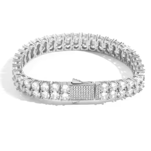 Collier chaîne tennis en moissanite de qualité supérieure, taille brillant rond, bijoux de luxe tendance pour hommes et femmes, cadeau de mariage - Product Image 1