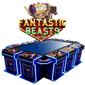 USA Hot Sale US Popular 10 Players 86 Inch Amusement Machine Fish Video Games Fantastic Beasts