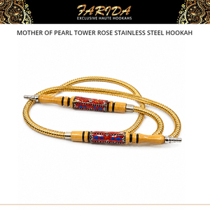 ฮุคก้า Farida รุ่น Mother Pearl Tower Rose สุดหรู ดีไซน์สะดุดตา คุณภาพดี ขายดี ฮุคก้าสแตนเลสทรงตรง - Product Image 5