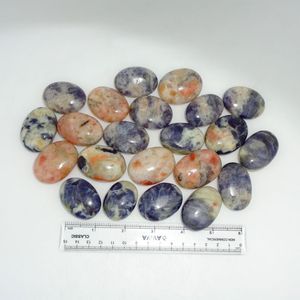 Natural Iolite <b>Ball</b> Folk Art Eco-Friendly Pocket Palm Stone Polished Healing <b>Crystal</b> Feng Shui Reiki Meditation Home Decoration - Product Image 2