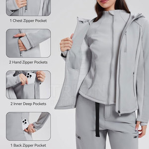 Veste softshell pour femme de haute qualité, design personnalisé, vêtements décontractés d'hiver, veste softshell pour femme - Product Image 6