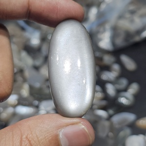 Lote de Cabujones de Piedra Lunar Gris Natural, Lote de Gemas de Formas Mixtas y Tamaños Variados para la Creación de Joyas - Product Image 4