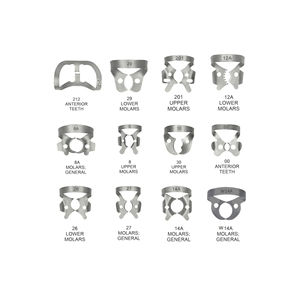 Premium Dental Rubber Dam Starter Kit 18 Pcs For Isolation Procedures With <b>Frame</b> Punch <b>Clamps</b> Dental Instruments - Product Image 5