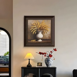 <span class=keywords><strong>Quadri</strong></span> con <span class=keywords><strong>Barche</strong></span> <span class=keywords><strong>a</strong></span> <span class=keywords><strong>Vela</strong></span> sul Mobile TV nel Soggiorno e Dipinti Decorativi in Arenaria con Spighe di Grano - Product Image 2