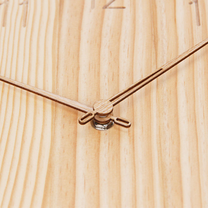 2022 Nordic <b>Modern</b> Fashion Solid Wooden <b>Clock</b> Carved Pattern Custom Logo <b>Wall</b> <b>Clock</b> Home Decor BURAQ HANDICRAFT - Product Image 2