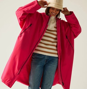Manteau Trench en Vison Imperméable Personnalisé de Haute Qualité, Poncho d'Hiver avec Doublure en Polyester, Chaud et à Séchage Rapide, Robes de Plage Recyclées - Product Image 3