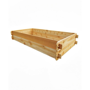 Deluxe Quality Raised <b>Garden</b> Bed Kit Tool-Free Assembly Wooden <b>Planter</b> Box for Organic <b>Vegetable</b> & Herb Gardening - Product Image 1