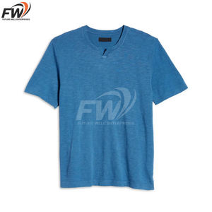 T-shirts formels pour hommes, dernier design tendance, en stock, avec motif, tissu polyester/coton écologique, fabrication OEM - Product Image 1