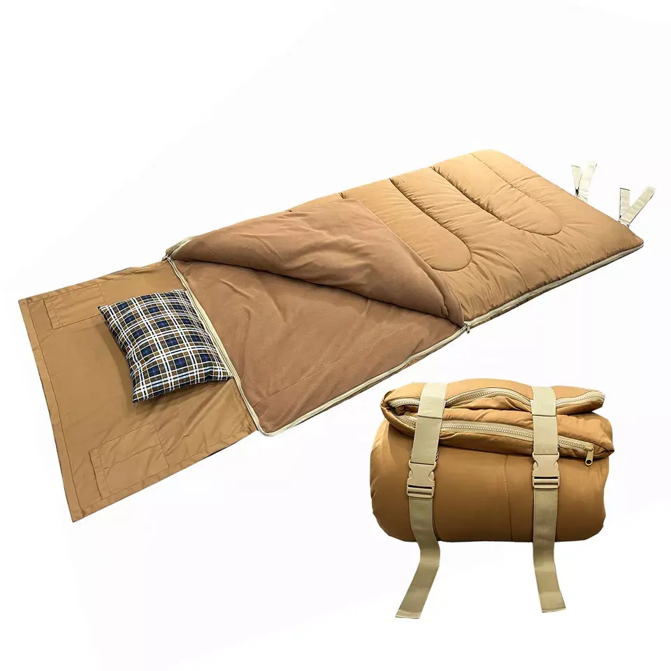 ปรับแต่งขายส่งและราคาถูกแบบพกพาตั้งแคมป์ถุงนอนสี่เหลี่ยมจากประเทศบังคลาเทศ