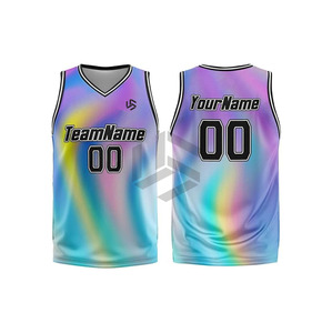 Camiseta de Baloncesto 100% Poliéster, Transpirable, de Secado Rápido, Nueva Llegada, Ropa Deportiva, Logotipo Personalizado, Mejor Precio - Product Image 1