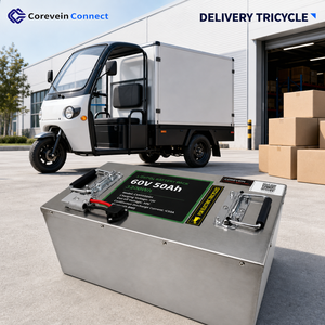60V 50Ah LiFePO4 <b>Battery</b> Pack with Smart BMS for Electric Delivery Tricycle Cargo Bike and Courier Vehicle - Product Image 1