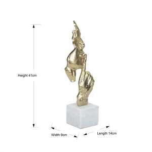 Face & Hand Sculpture Contemporary Art Figurine Tabletop Decor for Living Room perfect for room decor - Product Image 3