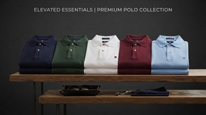 Polo homme bleu roi à manches courtes, personnalisé, décontracté, pour le golf, en mélange de coton, avec poignets côtelés rouges contrastants, respirant, haut d'été - Product Image 4