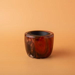 Brûleur d'encens artisanal en résine époxy et bois naturel, best-seller, avec élégant récupérateur de cendres pour la méditation (porte-bâtonnets et cônes) - Product Image 1