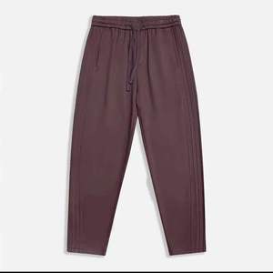 Pantalon de jogging décontracté en tricot noir pour homme, coupe classique, couleur unie - Product Image 2