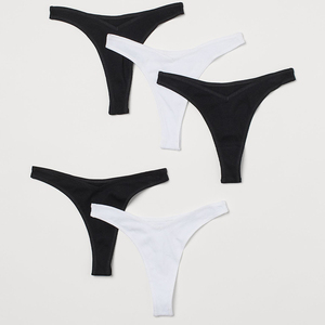 Culottes sexy sans couture pour femmes avec logo personnalisé, taille mi-haute, sans armatures, avec nœud décoratif, pour usage menstruel - Product Image 6