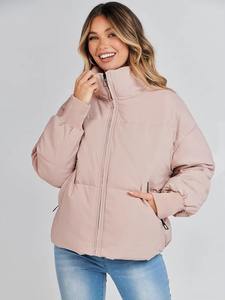Prix d'usine OEM, manteau matelassé personnalisé pour femmes, vestes décontractées pour femmes - Product Image 3