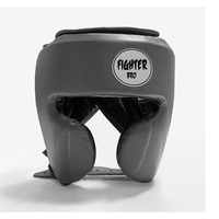 Casque de boxe d'entraînement en cuir artificiel, conçu pour le MMA et le Muay Thai