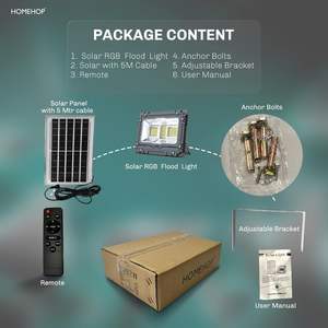 Homehop 60W Meilleure Lampe Solaire Extérieure LED Décorative Sans Fil Automatique pour Jardin, Mur, Entrée, Balcon - Product Image 6