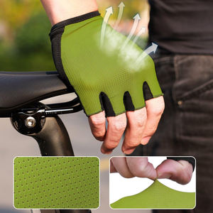 ถุงมือปั่นจักรยานแบบยูนิเซ็กซ์ โพลีเอสเตอร์ระบายอากาศได้ ป้องกันรังสียูวี ป้องกันแรงกระแทก กีฬากลางแจ้ง ถุงมือขี่จักรยานกันลื่น - Product Image 5