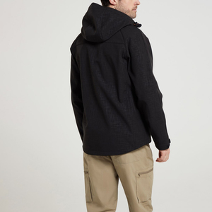 Chaqueta Cortavientos Softshell con Capucha y Parches Personalizada, de Alta Calidad para Hombre, Uso en Exteriores, Superventas - Product Image 4