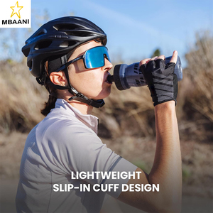 Ride <b>Padded</b> Short Finger Summer Cycling Gloves Lightweight <b>Cushioned</b> Fingerless Road Bike Bicycle Glove - Product Image 6