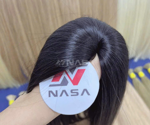 ผมแท้เวอร์จินเวียดนามจาก NASA HAIR แบบ Double Drawn ลอนธรรมชาติ ท็อปเปอร์สำหรับผู้หญิง วิกผมครึ่งศีรษะแบบติดกาวได้ ไม่ต้องใช้กาว  เงางาม นุ่มสลวย - Product Image 5