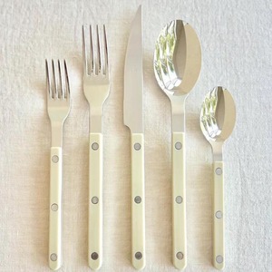 Precio de mercado conveniente de excelente calidad Uso en bodas Mango de resina Juego de cubiertos Disponible para compradores a granel - Product Image 1