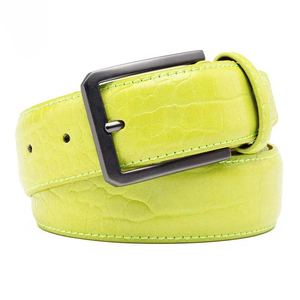 Ceintures en cuir pour hommes, design personnalisé, populaires, avec boucle en acier, durables, élégantes, tendance, de la plus haute qualité - Product Image 5