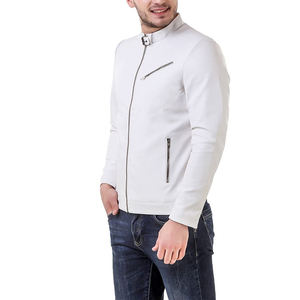 Veste en cuir unisexe d'hiver respirante et coupe-vent de qualité supérieure, avec logo frontal, fabriquée par un fabricant professionnel, service OEM à prix compétitif - Product Image 2