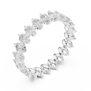 Lumiera jewels 14K Rose Gold Plated Eternity Band con CZ para Mujer - Product Image 4