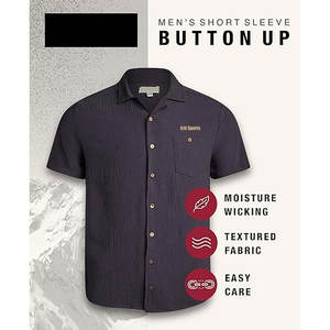 Camiseta Oversize con Cuello Camp Collar, Manga Larga, Estilo Moderno, Streetwear, de Alta Calidad para Hombre - Product Image 2