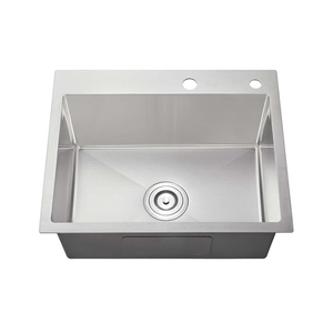 THCSS-0542 Évier en acier inoxydable fait à la main, acier inoxydable 304, coins R10, durable et antirouille, idéal pour les cuisines modernes - Product Image 3