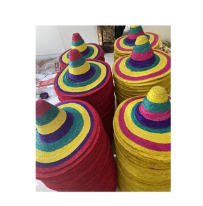 Sombrero de vaquero de paja clásico con banda negra Ideal para uso diario, salidas casuales, restaurantes, fiestas y accesorios para bares - Product Image 6
